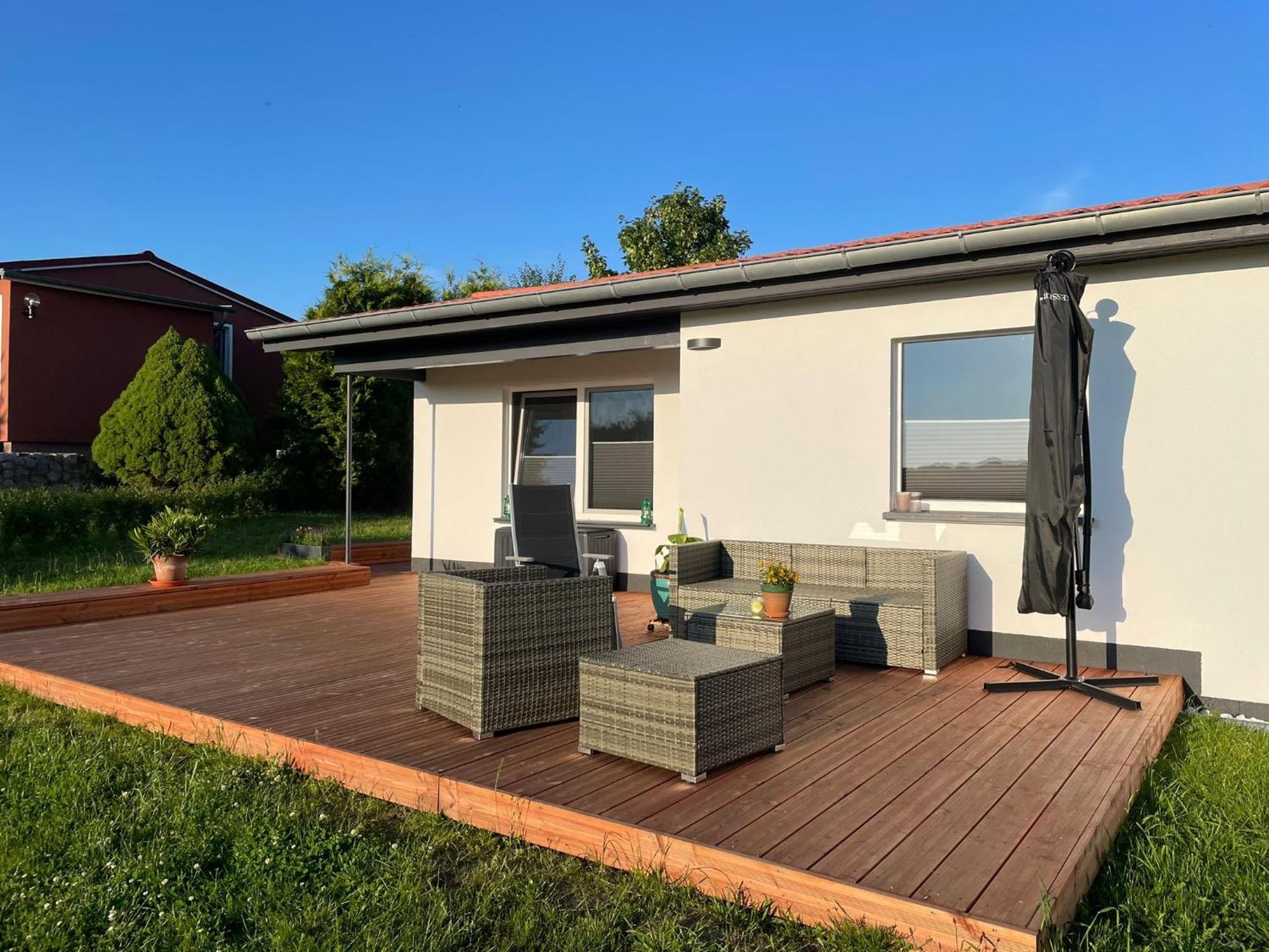 Bungalow Am Wreecher See Putbus Buitenkant foto